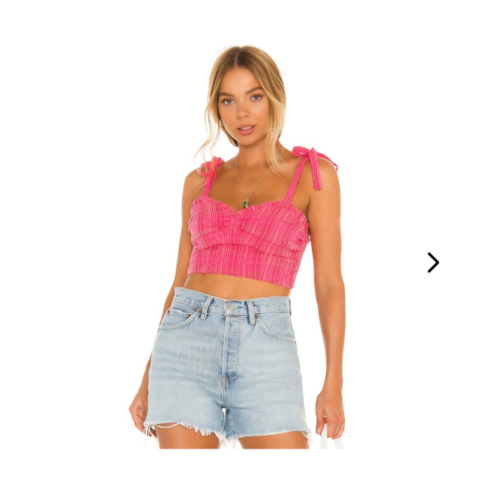 NEW Lovers and Friends Amille Top Pink Size Medium